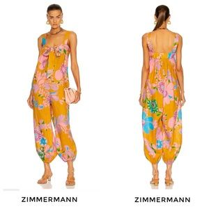 Zimmerman teddy tie front jumpsuit